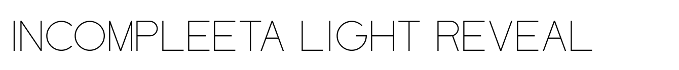 Incompleeta Light Reveal image